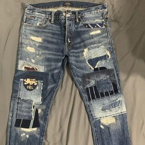 Polo Ralph Lauren Authentic Denim Blue Jeans Mens 32/32 Varick slim straight